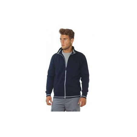 Felpa con zip lunga - Logica