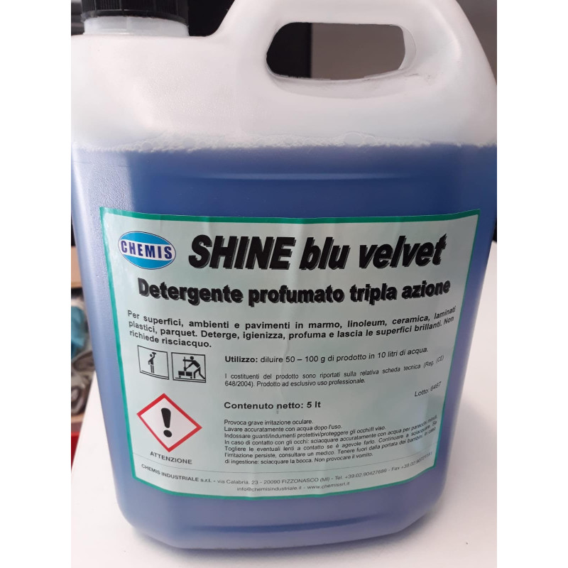 Shine blu Velvet pavimento 5kg