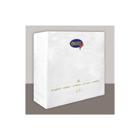 Tovaglioli 38x38 2 veli pura cellulosa 50pz