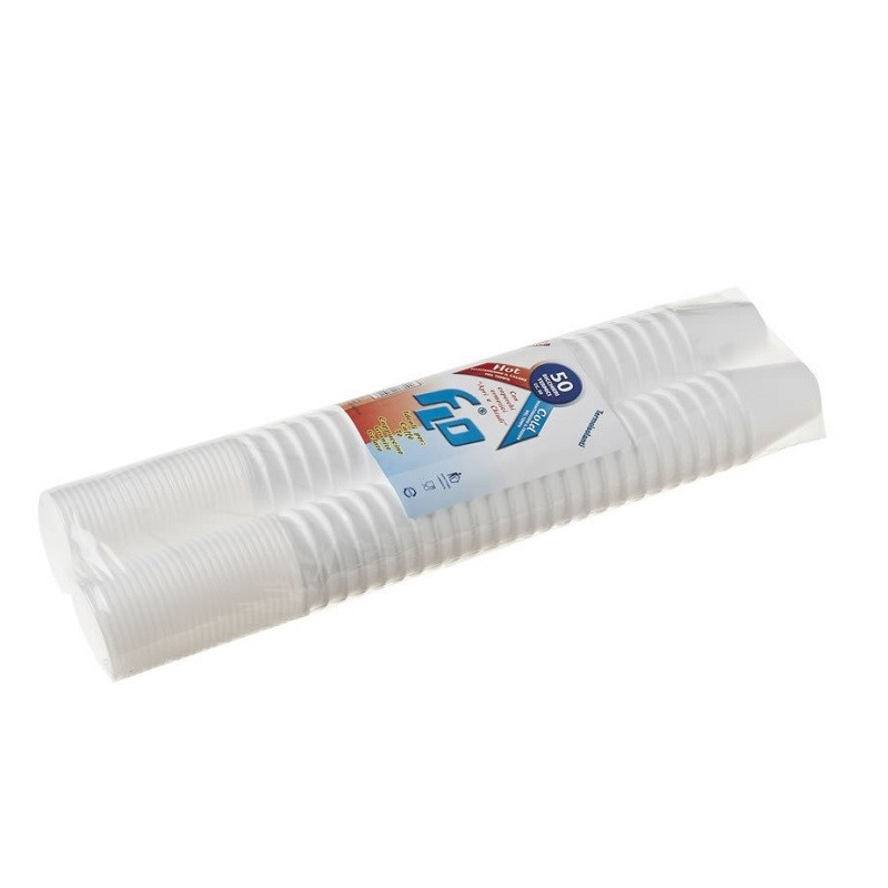 Bicchiere termico con coperchio 80cc 50pz