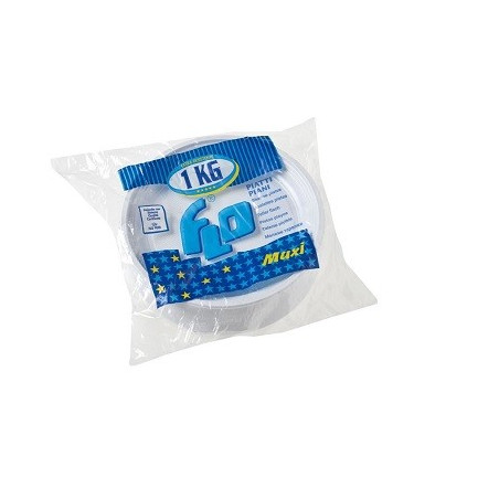 Piatti di plastica piani 100pz