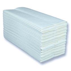 Carta asciugamani a C 2 veli pura cellulosa